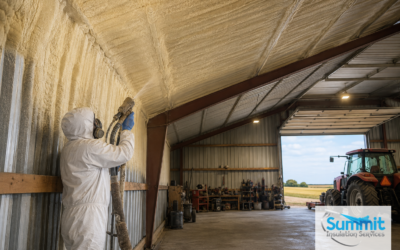 Where Heat Escapes in a Metal Farm Shop